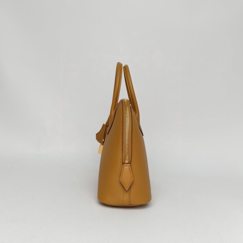 HERMES Bolide保齡球包252S芝麻色Epsom皮Z刻肩背包-3