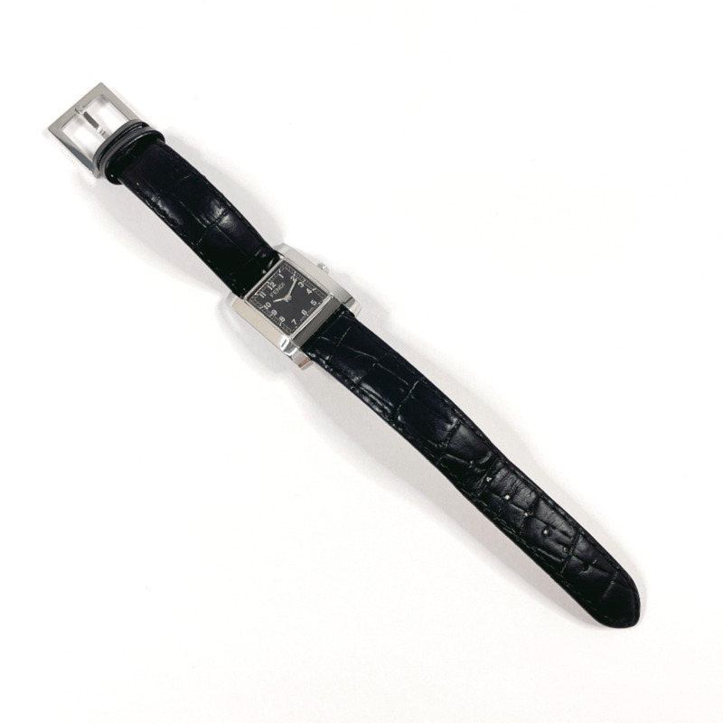 FENDI Classico 150-7000L-724 女士腕錶，不鏽鋼/皮革錶帶，銀色，石英機芯，黑色錶盤-3