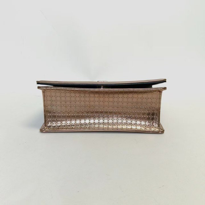 DIOR Diorama盾牌包小號21粉色牛皮銀扣2017肩背包-4