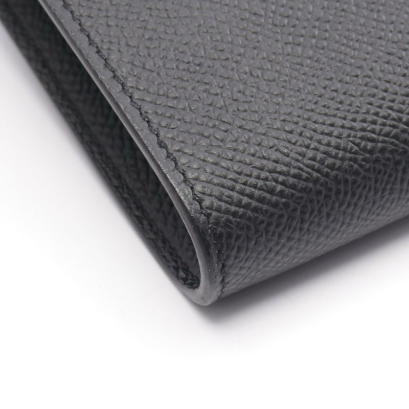 愛馬仕 Kelly 斜背包 K Epsom 黑色 二手 女士 GHW-5