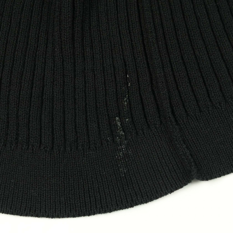 香奈兒 COCO 標誌紐帶長版開襟衫 #34 P63309K48814 棉質 黑色-6