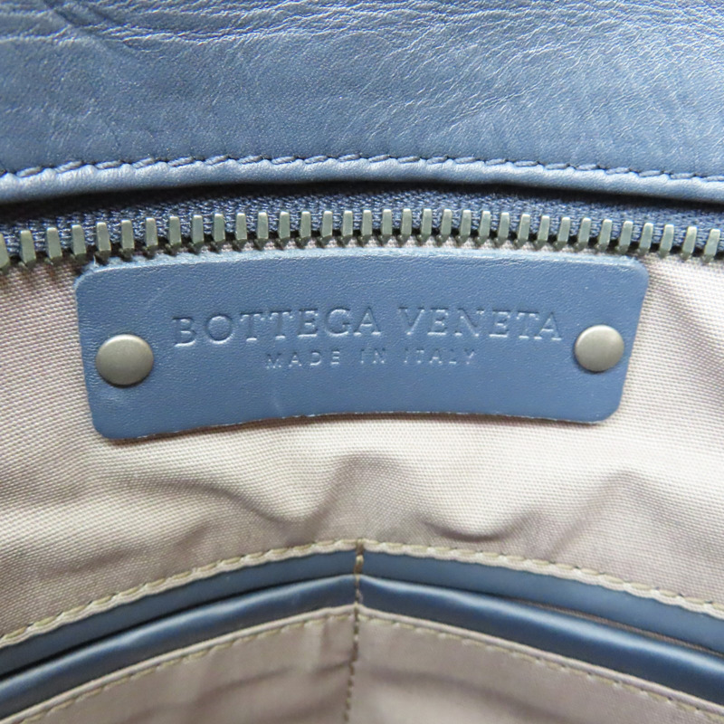藍色 羊皮編織 公事包 兩用包【BOTTEGA VENETA BV 寶緹嘉】-8