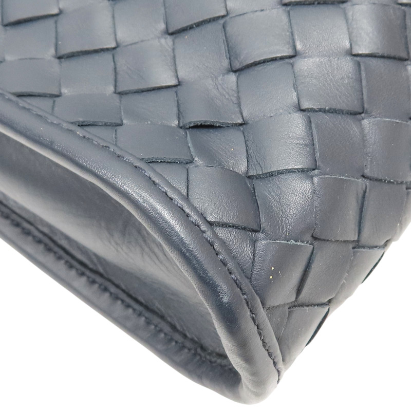 藍色 羊皮編織 公事包 兩用包【BOTTEGA VENETA BV 寶緹嘉】-13
