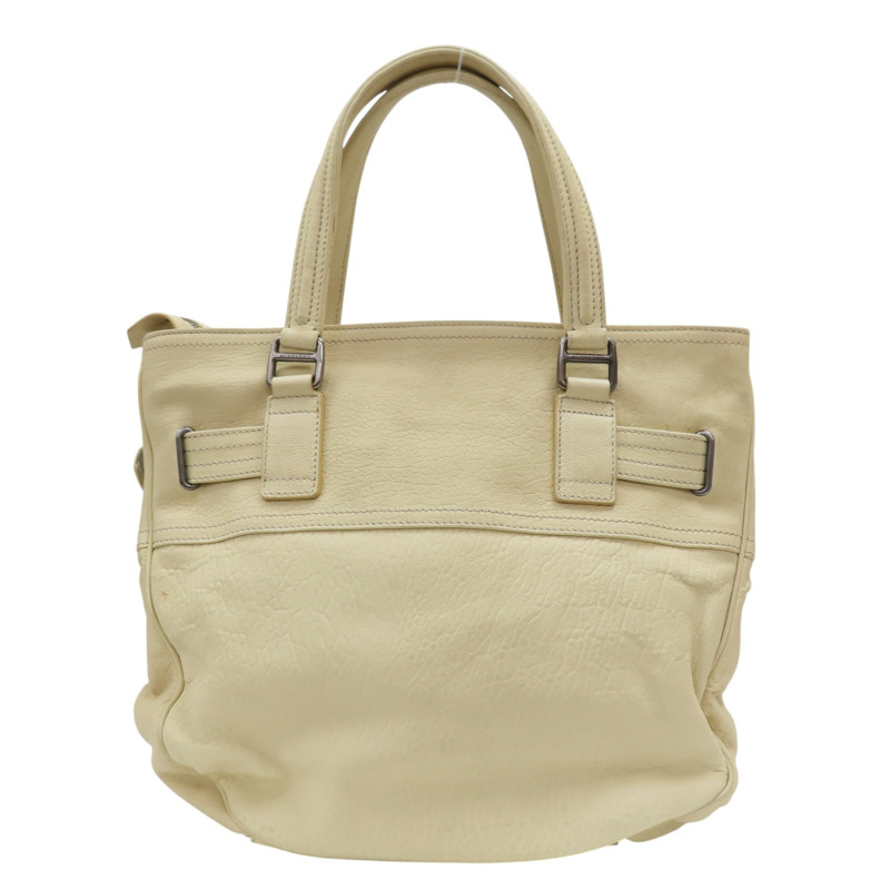 奶油色 牛皮 Multiple Pocket 肩背包【BURBERRY 巴寶莉】-1