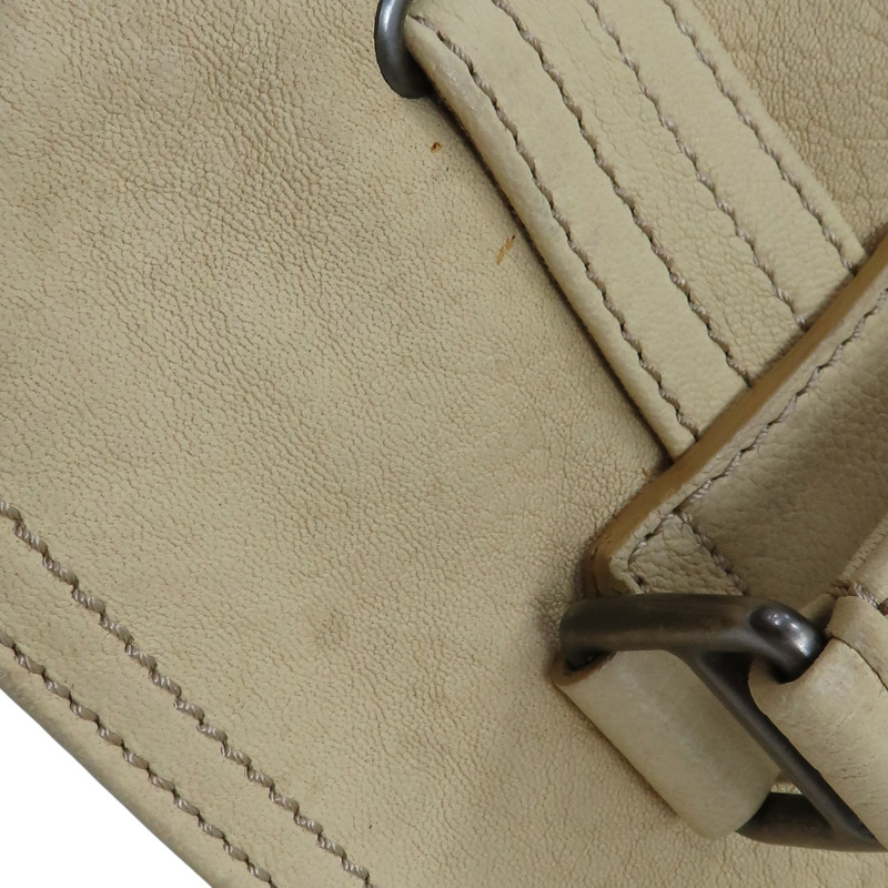 奶油色 牛皮 Multiple Pocket 肩背包【BURBERRY 巴寶莉】-15