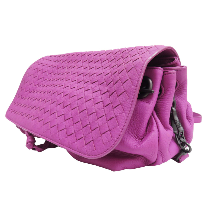 紫色 羊皮編織 肩背包【BOTTEGA VENETA BV 寶緹嘉】-2