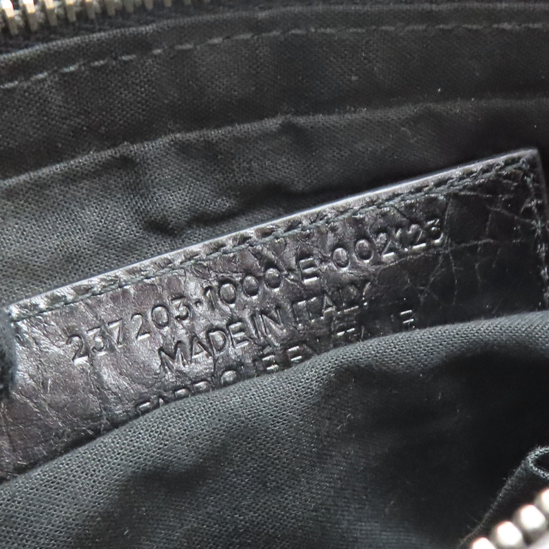 黑色 山羊皮 City giant hip 肩背包【Balenciaga 巴黎世家】 237203-7