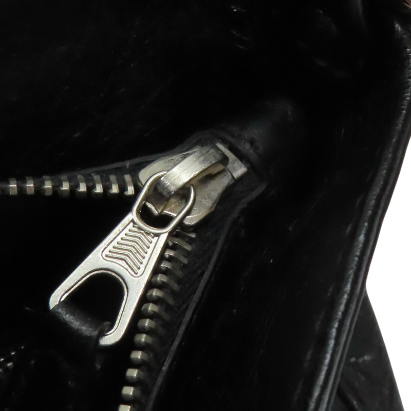 黑色 山羊皮 City giant hip 肩背包【Balenciaga 巴黎世家】 237203-14