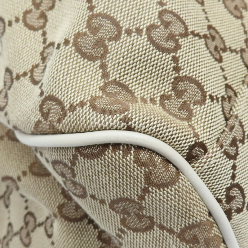 米色 緹花帆布 手提包【GUCCI 古馳】 211944-9