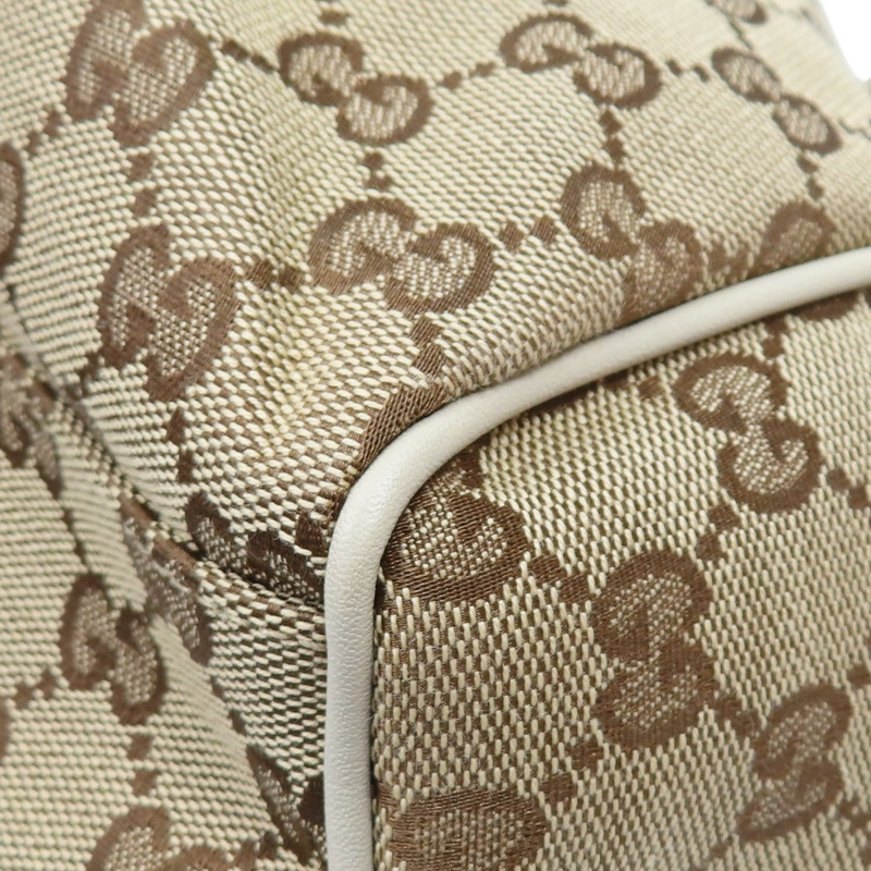 米色 緹花帆布 手提包【GUCCI 古馳】 211944-10