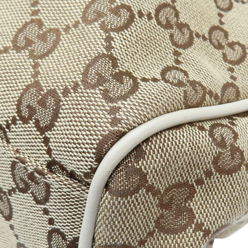 米色 緹花帆布 手提包【GUCCI 古馳】 211944-12