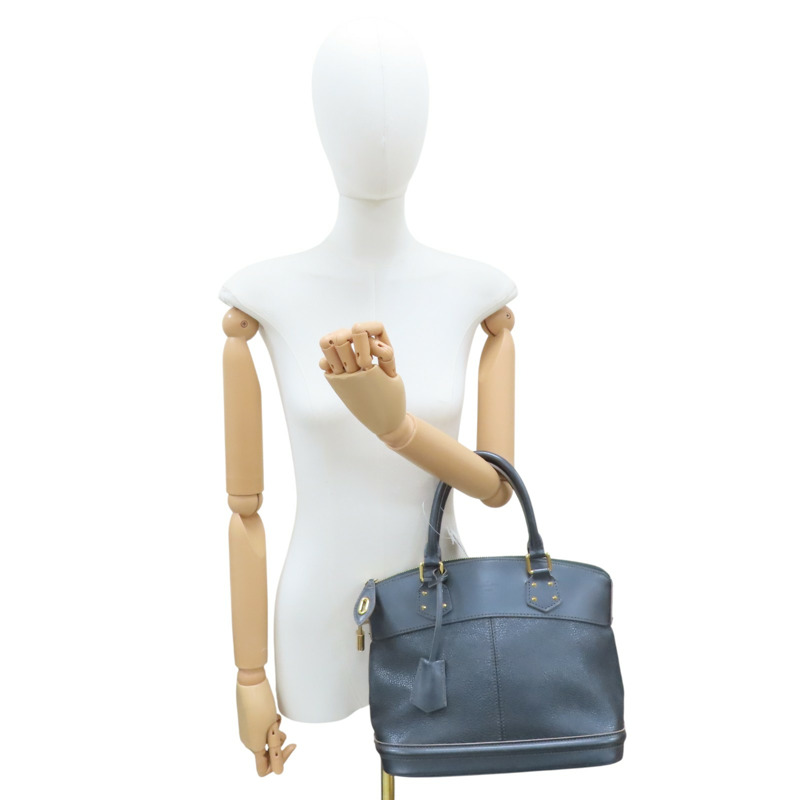鐵灰色 牛皮 LOCK PM【LOUIS VUITTON LV 路易威登】 M91888-9