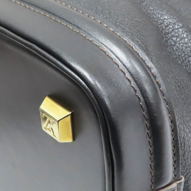鐵灰色 牛皮 LOCK PM【LOUIS VUITTON LV 路易威登】 M91888-13