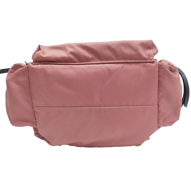粉色 尼龍 帆布 後背包【BURBERRY 巴寶莉】 4020959-3