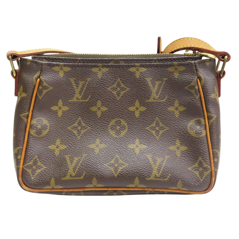 棕色 原花帆布 Viva Cite PM 肩背包【LOUIS VUITTON LV 路易威登】 M51165-1