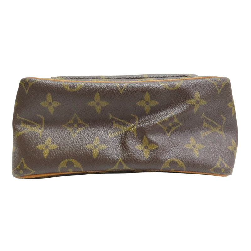 棕色 原花帆布 Viva Cite PM 肩背包【LOUIS VUITTON LV 路易威登】 M51165-3