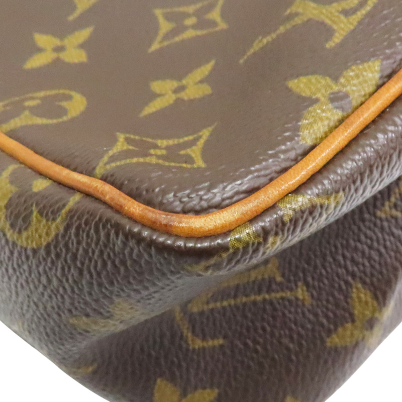 棕色 原花帆布 Viva Cite PM 肩背包【LOUIS VUITTON LV 路易威登】 M51165-10