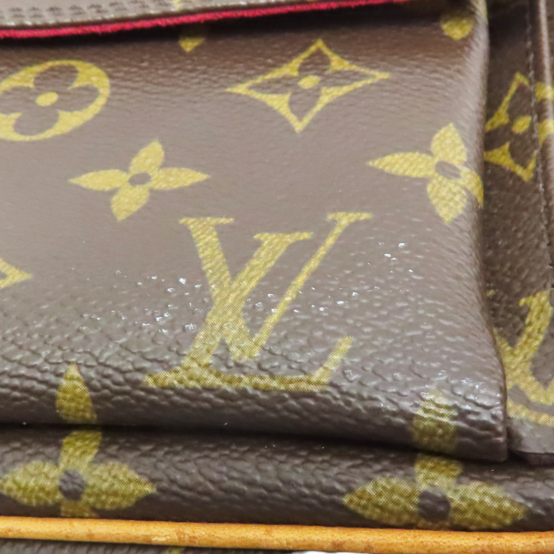 棕色 原花帆布 Viva Cite PM 肩背包【LOUIS VUITTON LV 路易威登】 M51165-12