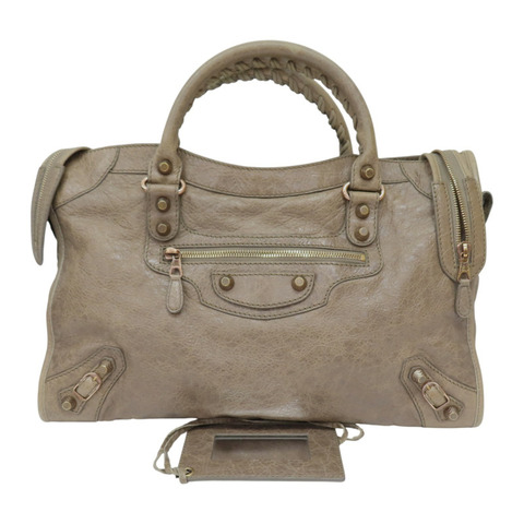 灰色 山羊皮 Classic City 兩用包【BALENCIAGA 巴黎世家】 281770