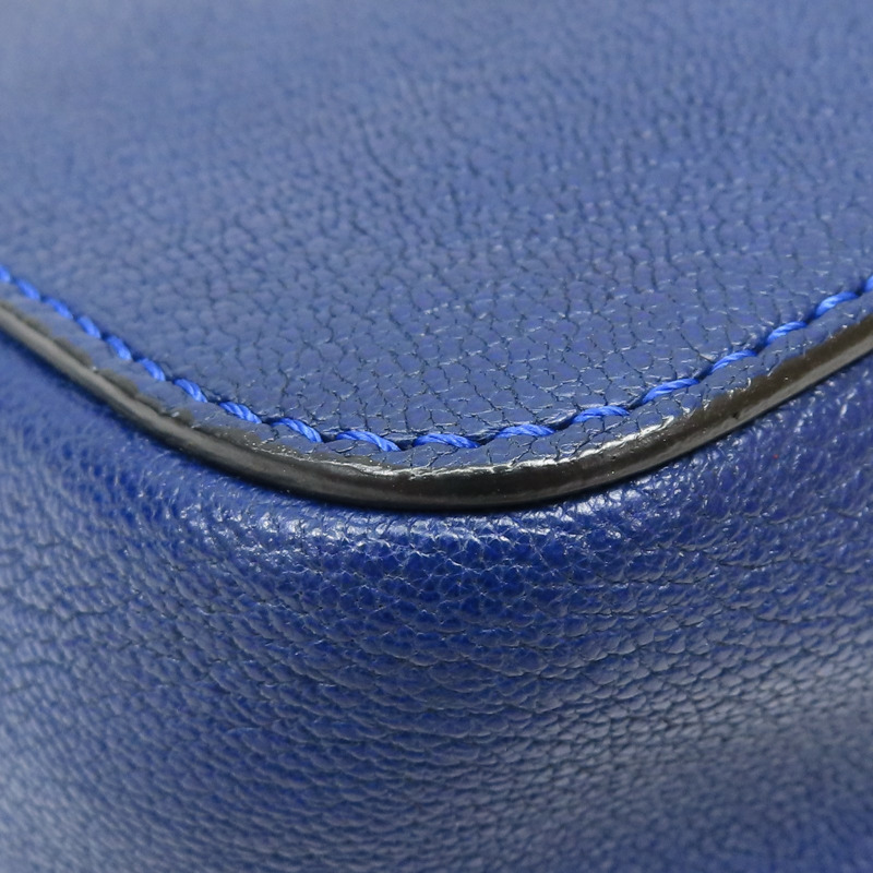 藍色牛皮 Elsie 鍊帶肩背包【Chloe 克羅伊】-12