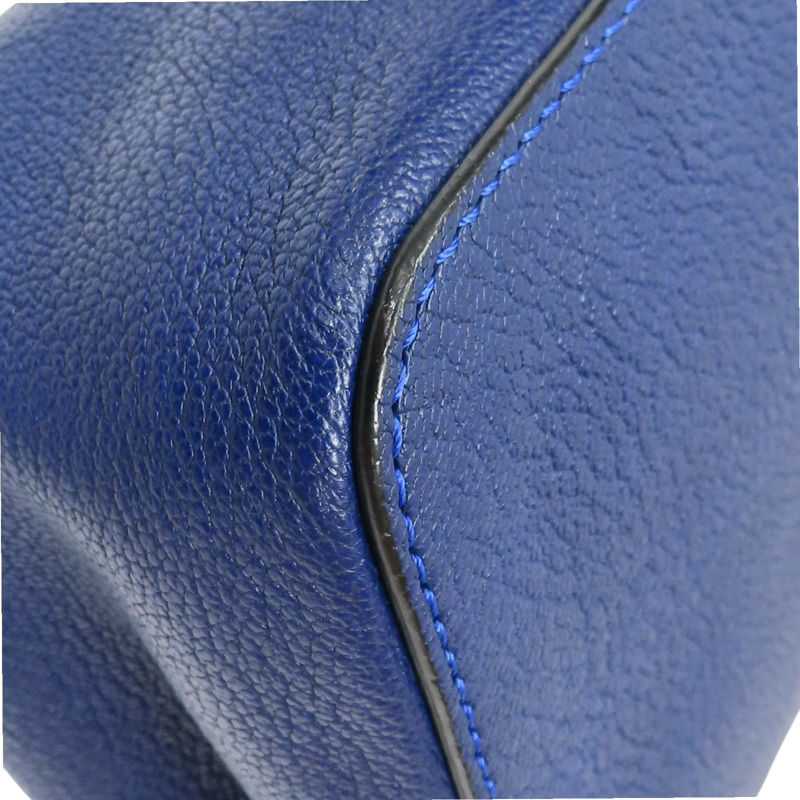 藍色牛皮 Elsie 鍊帶肩背包【Chloe 克羅伊】-13