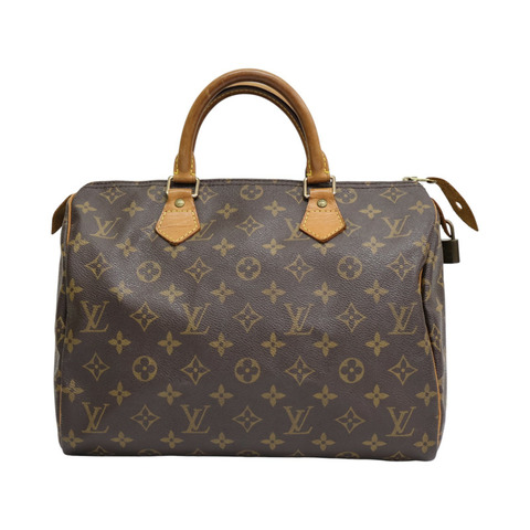 棕色 原花 帆布 SPEEDY 30 手提包 M41526 (無鑰使)【LOUIS VUITTON LV 路易威登】 M41526