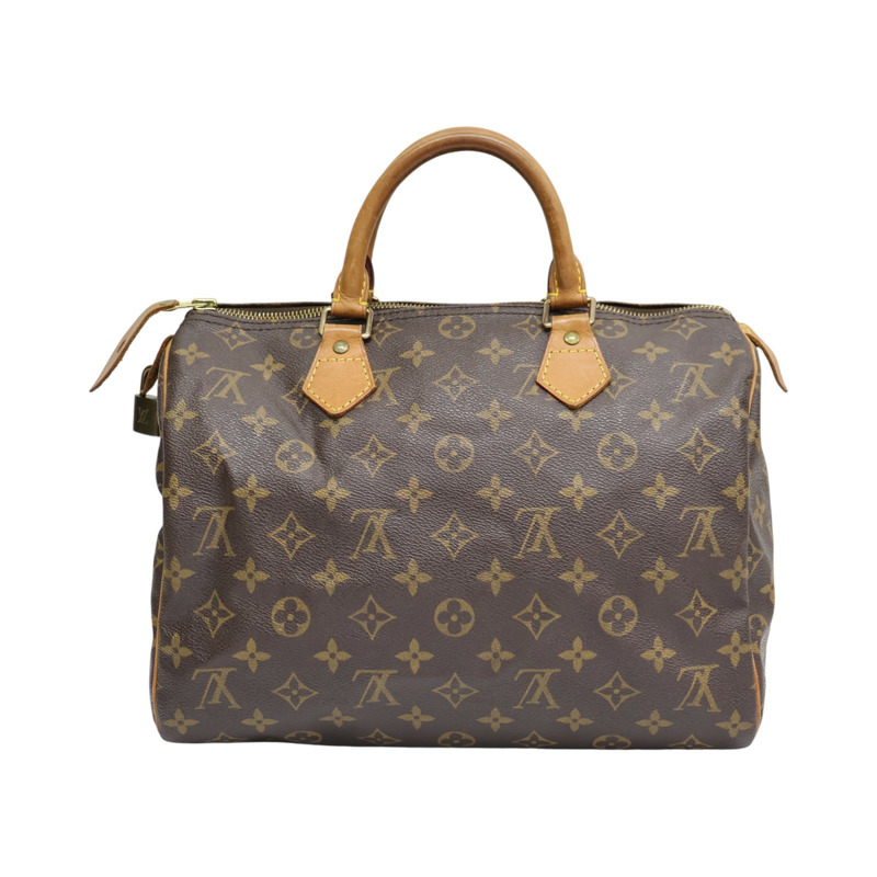 棕色 原花 帆布 SPEEDY 30 手提包 M41526 (無鑰使)【LOUIS VUITTON LV 路易威登】 M41526-1