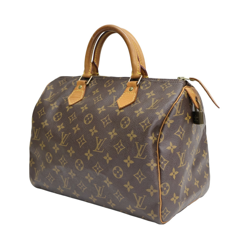 棕色 原花 帆布 SPEEDY 30 手提包 M41526 (無鑰使)【LOUIS VUITTON LV 路易威登】 M41526-2