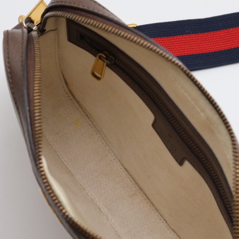 GUCCI Ophidia紅綠織帶老花相機包-2