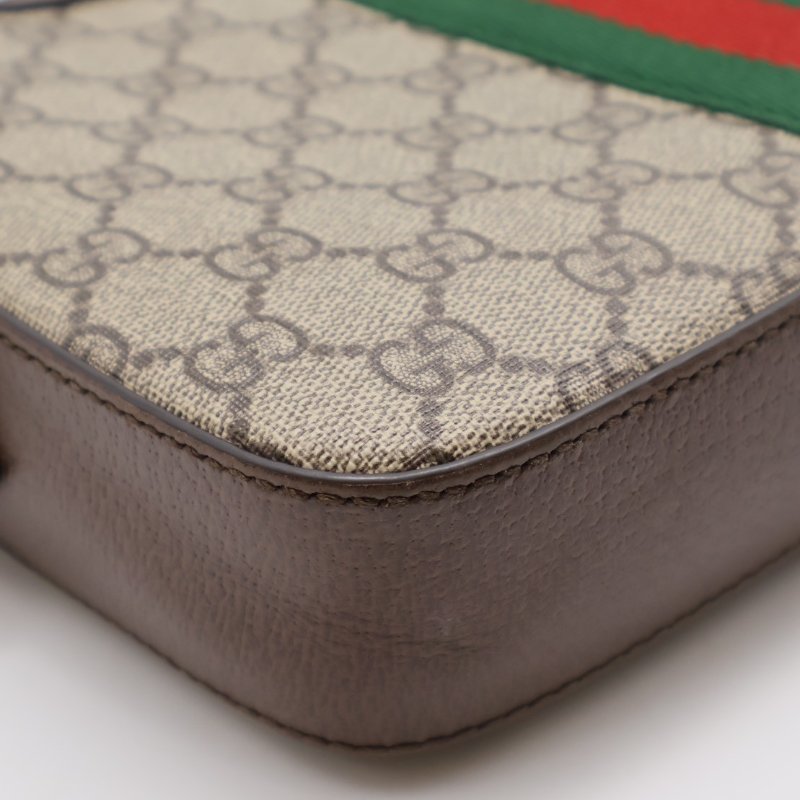 GUCCI Ophidia紅綠織帶老花相機包-12