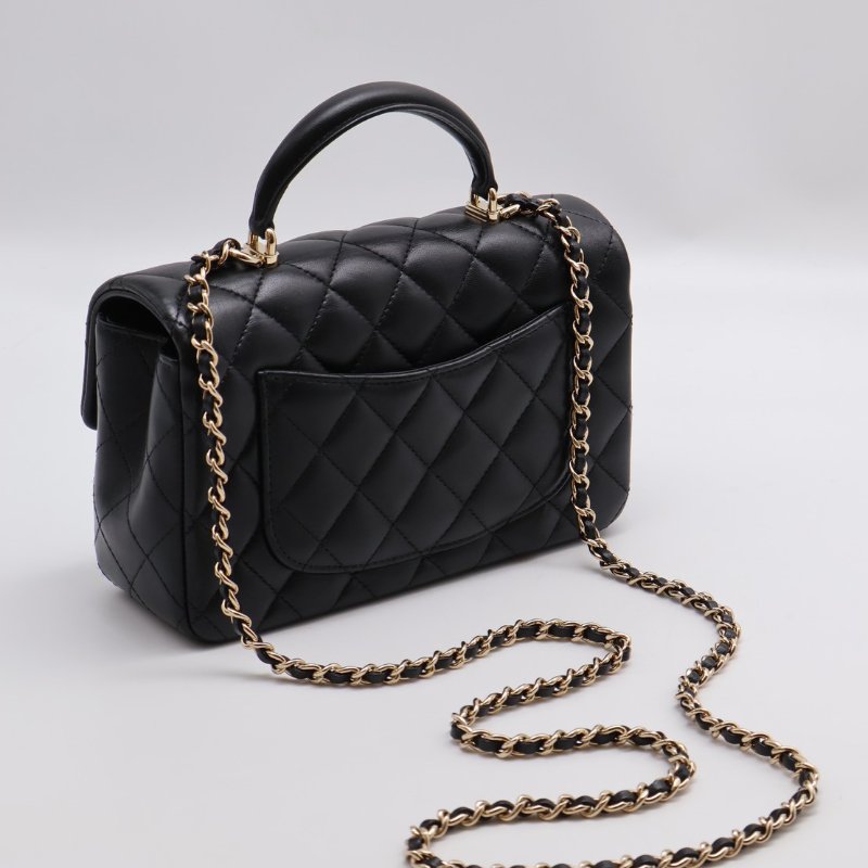 CHANEL Handle Mini CF20 - 黑金-1