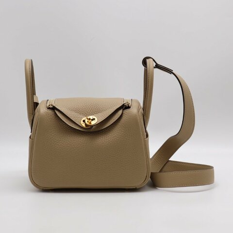 HERMES Mini lindy ll - 風衣灰金 K