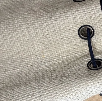 Chanel Deauville 白沙灘抽绳雙肩包熊猫配色-23