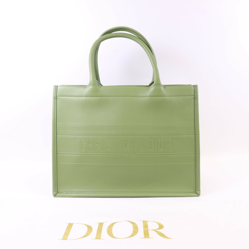 Dior 牛皮皮革Book Tote手挽袋-15