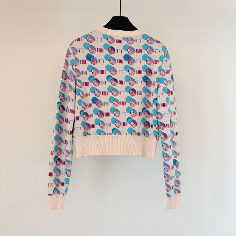 【99新】Chanel/香奈兒/秀款亮片氣球針織開衫/38碼/118562-3