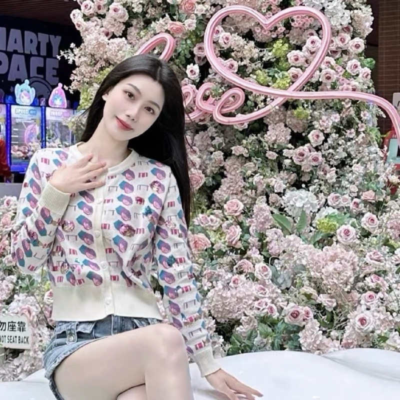 【99新】Chanel/香奈兒/秀款亮片氣球針織開衫/38碼/118562-7