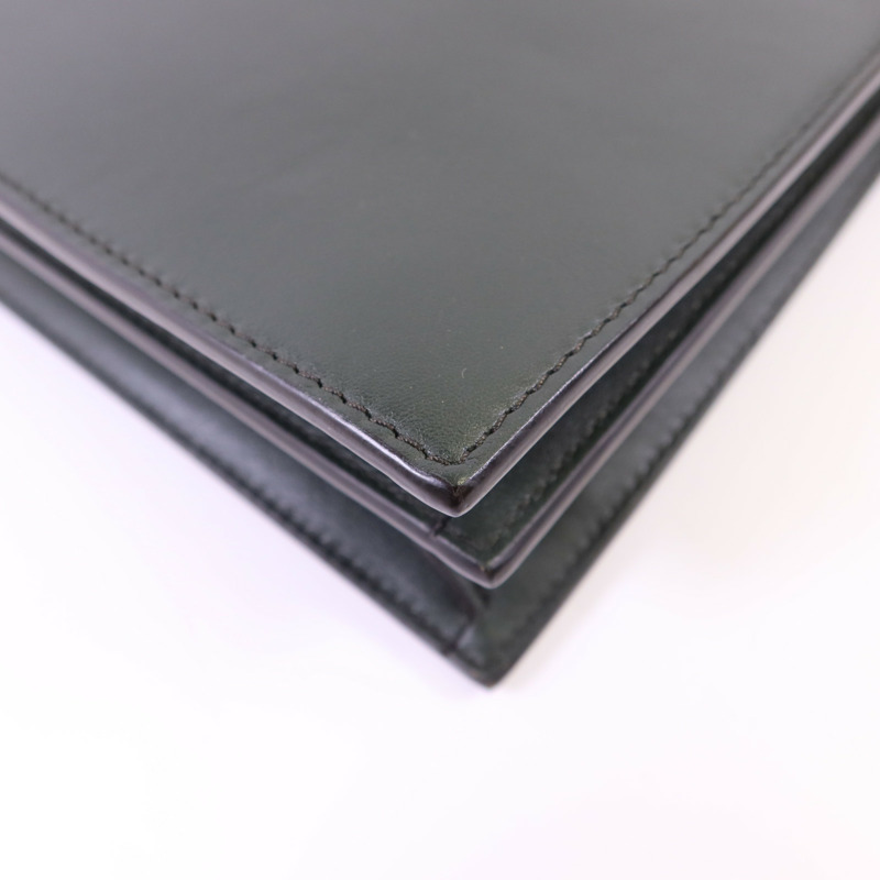 CELINE 牛皮皮革Envelope Shoulder Bag金扣鏈帶肩背袋-15