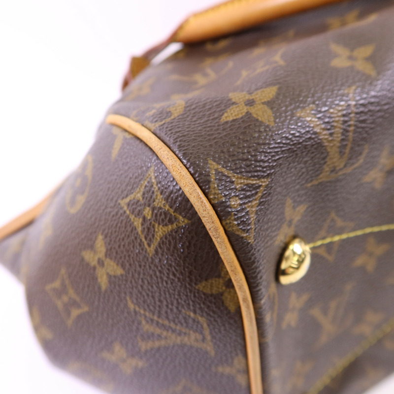 LOUIS VUITTON Monogram Tivoli GM金扣肩背袋-11