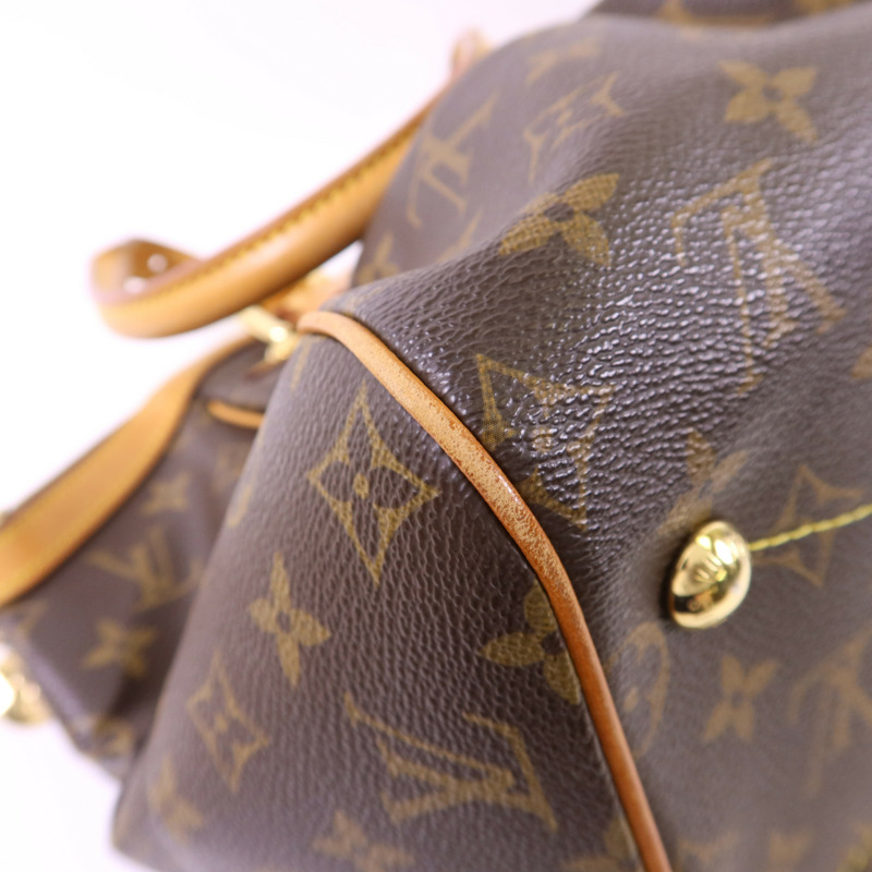 LOUIS VUITTON Monogram Tivoli GM金扣肩背袋-13