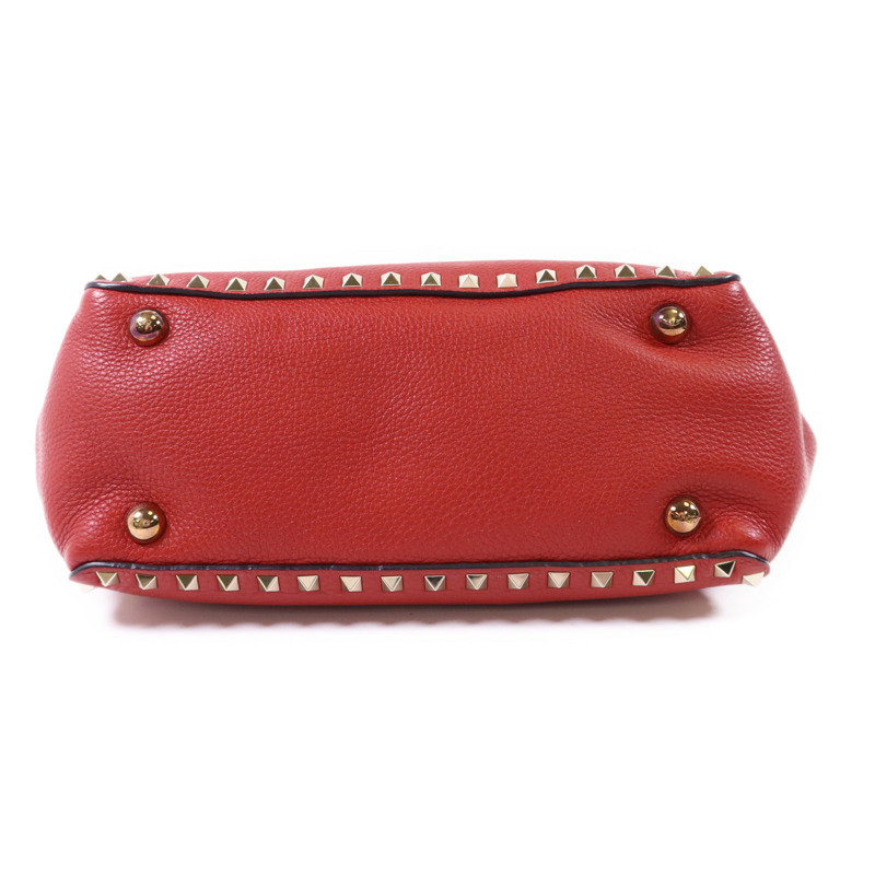 Valentino 牛皮皮革Rockstud 2 Way Shoulder Bag金扣手挽肩背兩用袋-3