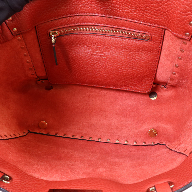 Valentino 牛皮皮革Rockstud 2 Way Shoulder Bag金扣手挽肩背兩用袋-5