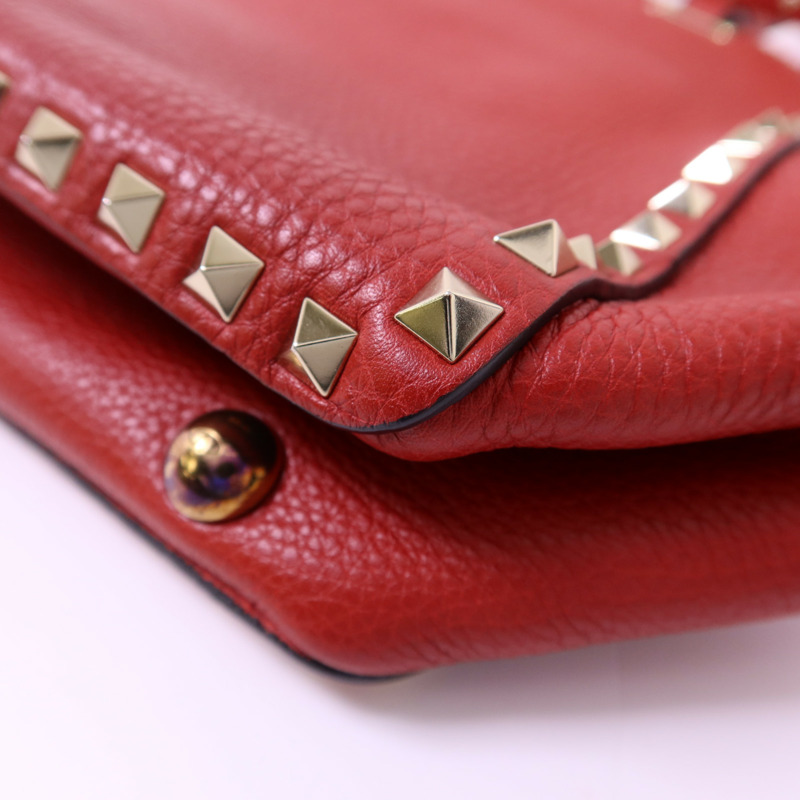 Valentino 牛皮皮革Rockstud 2 Way Shoulder Bag金扣手挽肩背兩用袋-11