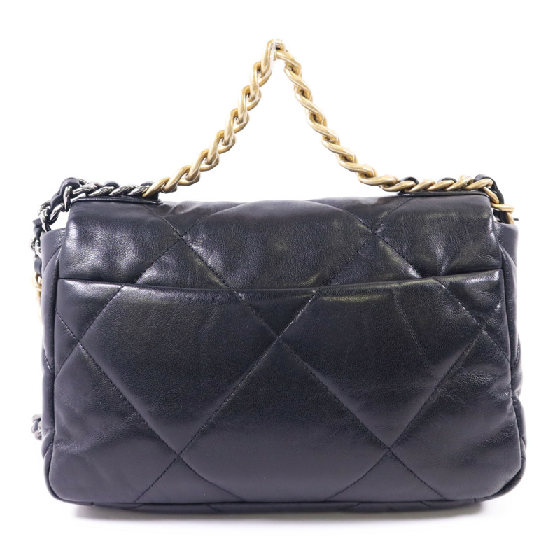 CHANEL 羊皮皮革Classic 19 Small鏈帶肩背袋-1