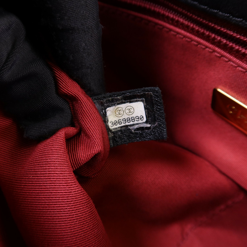 CHANEL 羊皮皮革Classic 19 Small鏈帶肩背袋-8