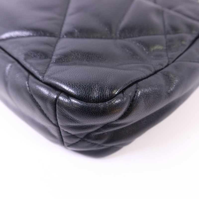 CHANEL 羊皮皮革Classic 19 Small鏈帶肩背袋-13