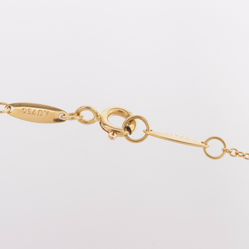 TIFFANY＆CO 18K黃金Open Heart Necklace項鍊-3