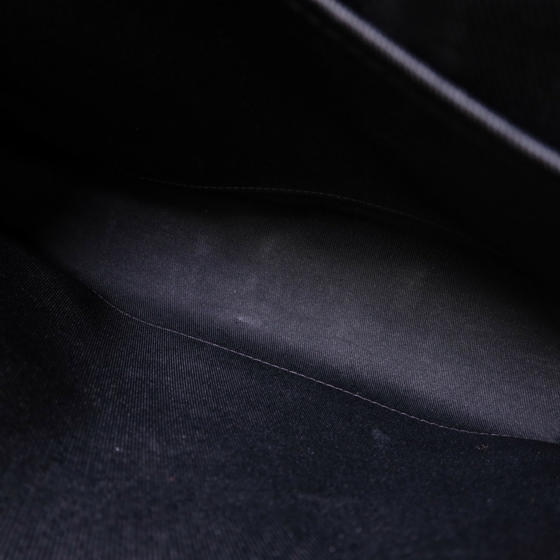 LOUIS VUITTON Damier Graphite District MM銀扣肩背袋-16