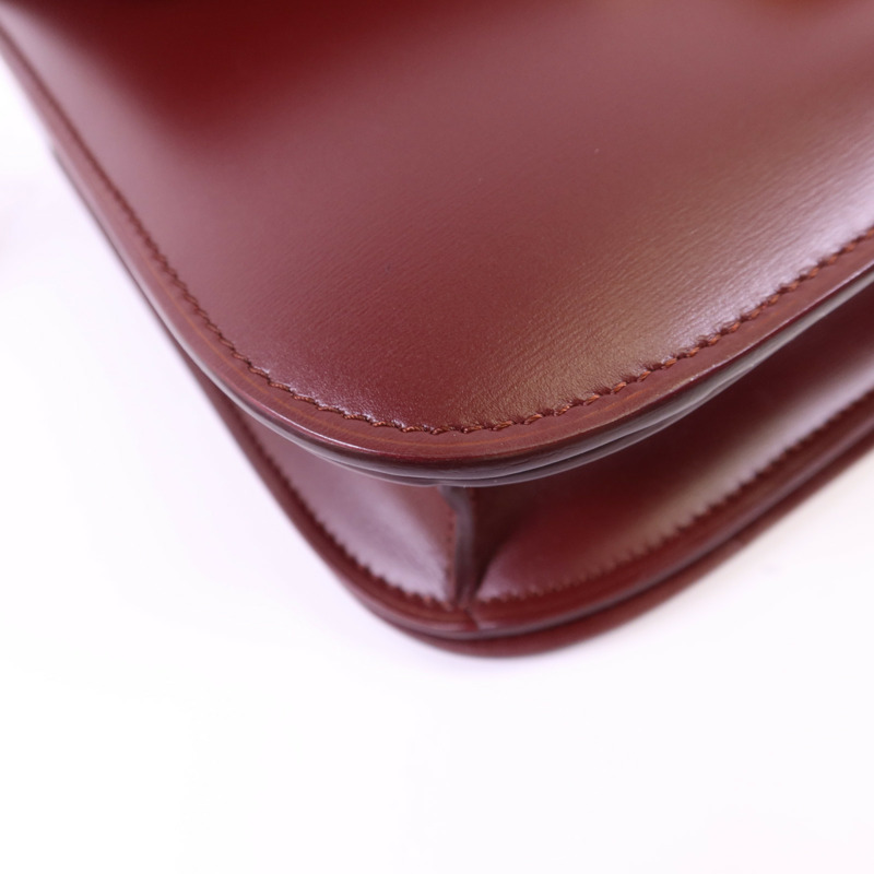 CELINE 牛皮皮革Shoulder Bag金扣肩背袋-12