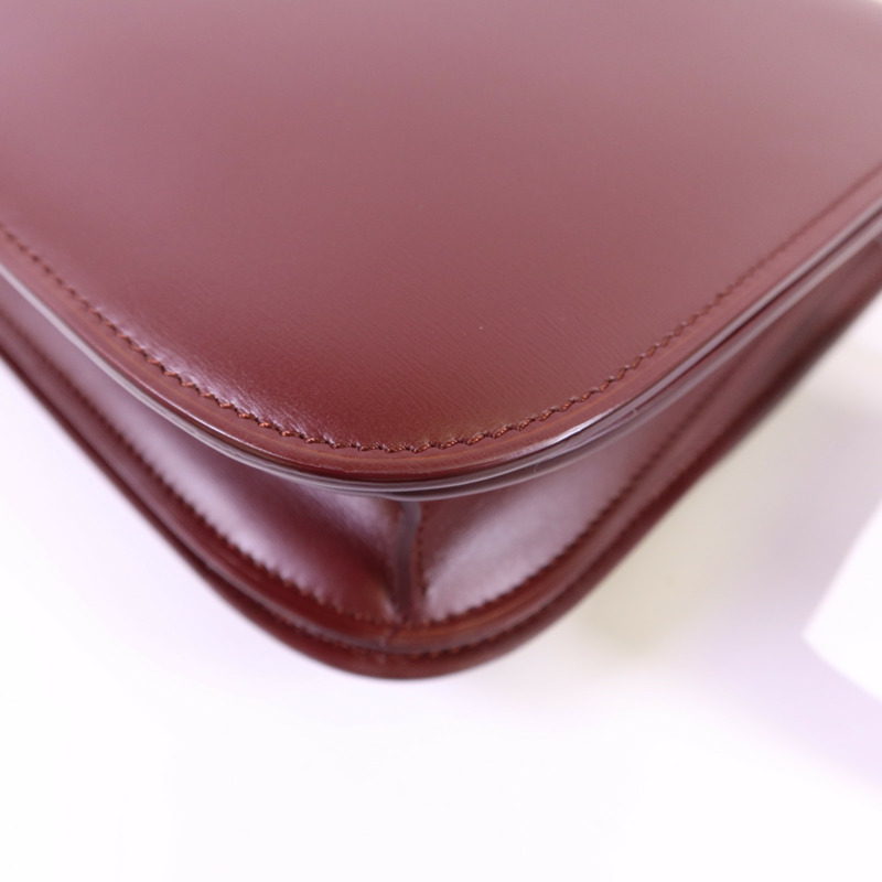 CELINE 牛皮皮革Shoulder Bag金扣肩背袋-13