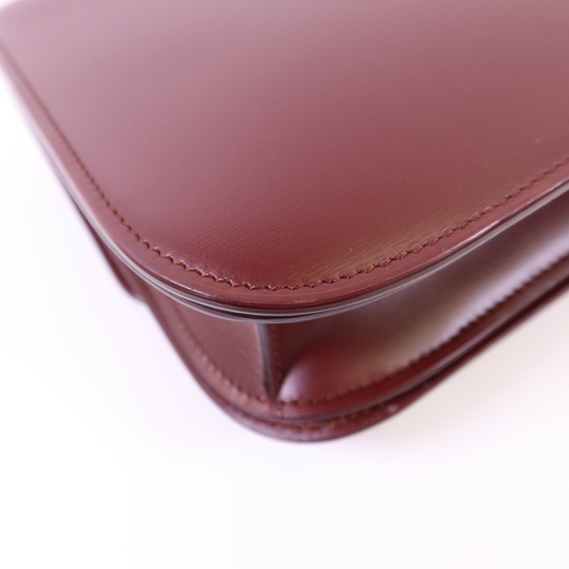 CELINE 牛皮皮革Shoulder Bag金扣肩背袋-14